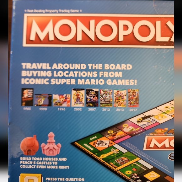 Board Game Hasbro Monopoly Super Mario Celebration Board Game - Picture 9 of 9